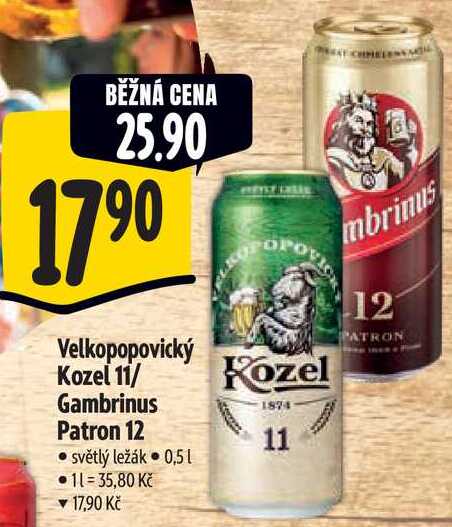 Gambrinus Patron 12, 0,5 l