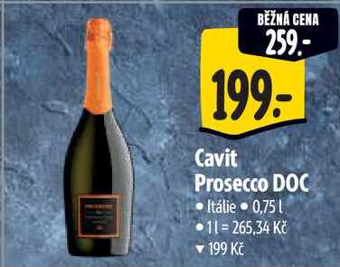 Cavit Prosecco DOC, 0,75 l