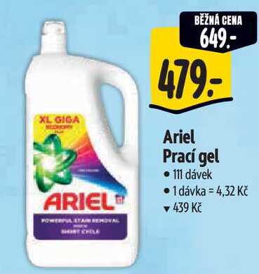 Ariel Prací gel, 111 dávek Albert