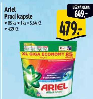 Ariel Prací kapsle, 85 ks
