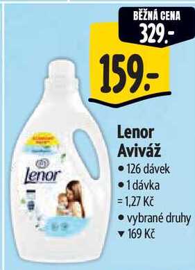 Lenor Aviváž, 126 dávek