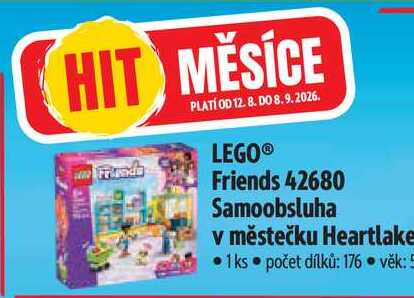 LEGO® Friends 42680 Samoobsluha v městečku Heartlake Albert