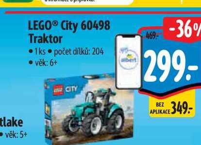 LEGO® City 60498 Traktor 1ks Albert