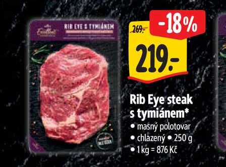   Rib Eye steak s tymiánem 250 g