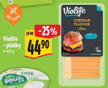 Violife - plátky, 100 g