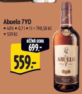Abuelo 7YO, 0,7 l