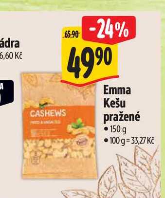 Emma Kešu pražené 150 g