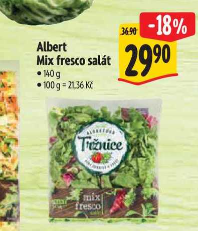 Albert Mix fresco salát 140 g