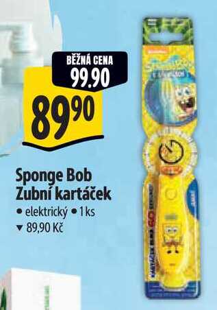Sponge Bob Zubní kartáček, 1 ks