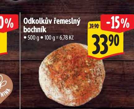 Odkolkův řemeslný bochník 500 g