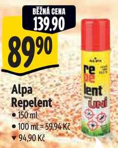 Alpa Repelent, 150 ml