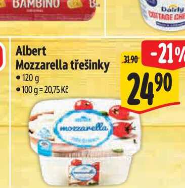 Albert Mozzarella třešinky 120 g
