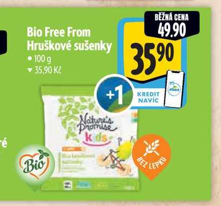 Bio Free From Hruškové sušenky - 100 g
