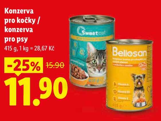 Konzerva pro kočky/konzerva pro psy, 415 g