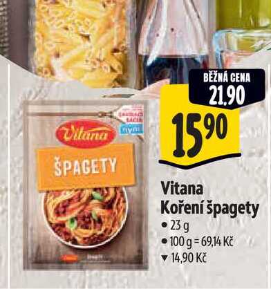 Vitana Koření špagety 23 g