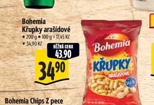 Bohemia Křupky arašídové 200 g