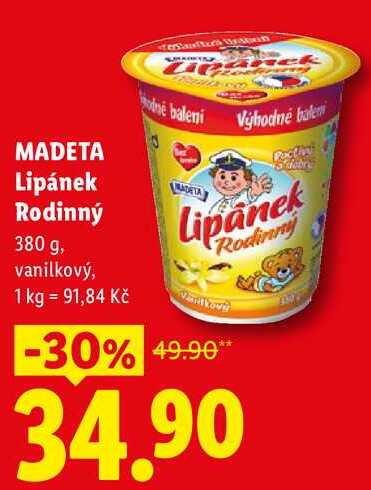 MADETA Lipánek Rodinný, 380 g