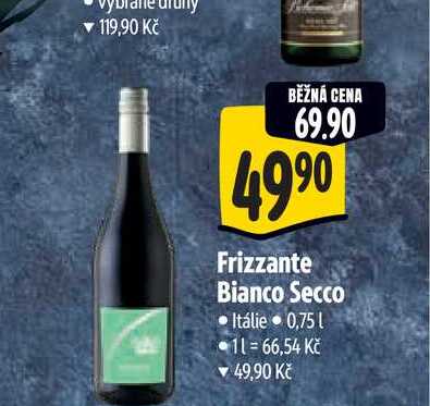  Frizzante Bianco Secco 0,75 l