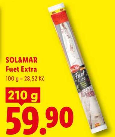 SOL&MAR Fuet Extra, 210 g