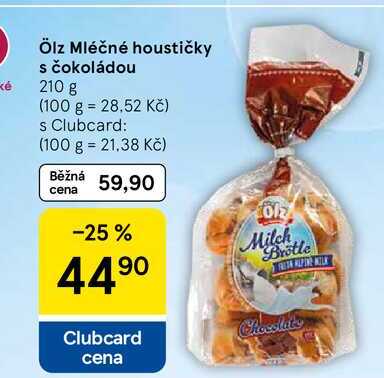 Ölz Mléčné houstičky s čokoládou, 210 g