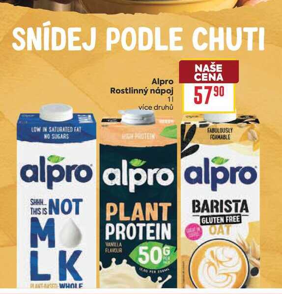 Alpro Rostlinný nápoj 1l