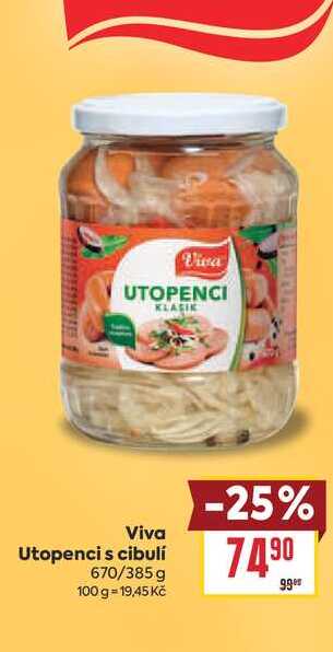 Viva Utopenci s cibulí 670/385 g 