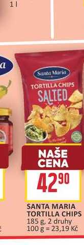 SANTA MARIA TORTILLA CHIPS 185 g