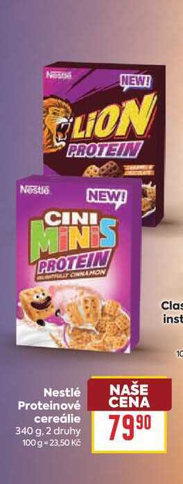 Nestlé Proteinové cereálie 340 g