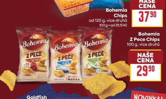 Bohemia Z Pece Chips 100 g