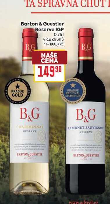 Barton & Guestier BG Reserve IGP 0,75l