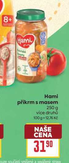 Hami příkrm s masem 250 g BILLA