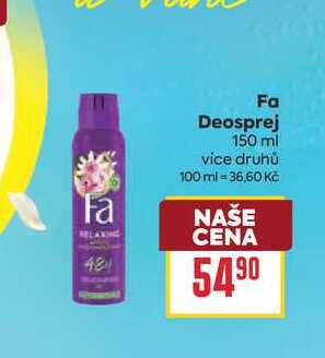Fa Deosprej 150 ml BILLA
