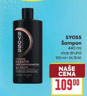 SYOSS Šampon 440 ml