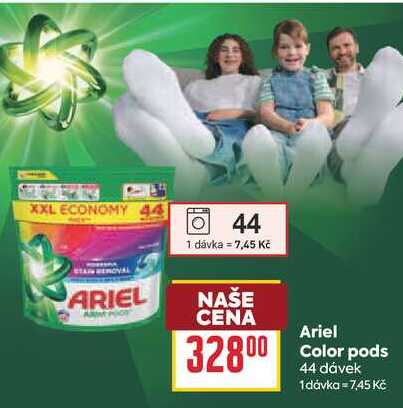 Ariel Color pods 44 dávek BILLA