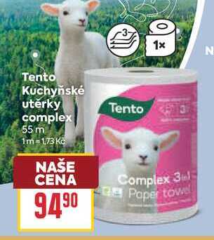 Tento Kuchyňské utěrky complex 55 m BILLA