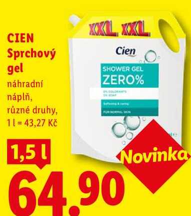 CIEN Sprchový gel, 1,5 l
