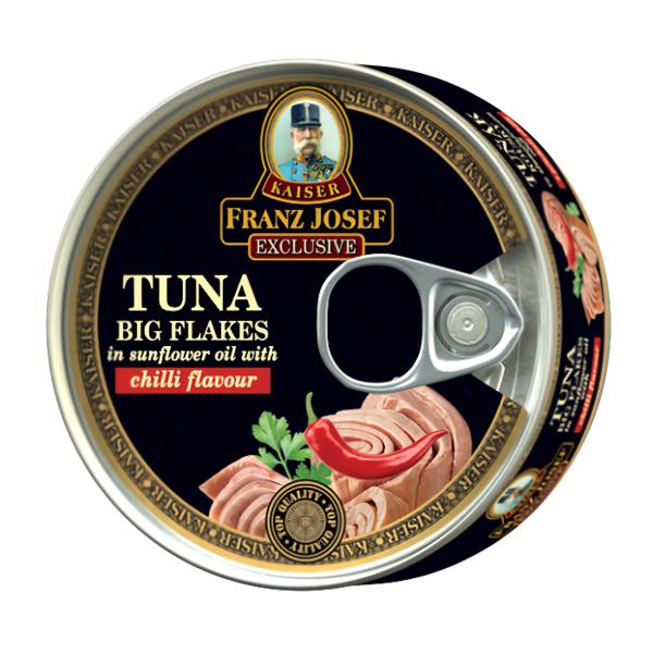 Franz Josef Kaiser Tuňák kousky v oleji s chilli