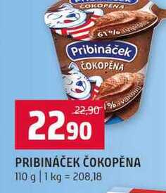 PRIBINÁČEK ČOKOPĚNA 110 g