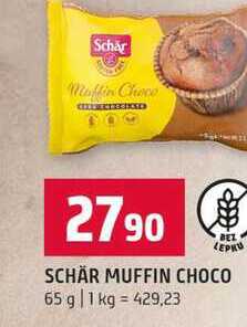 SCHÄR MUFFIN CHOCO 65 g