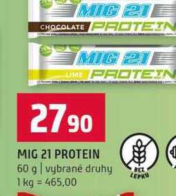 MIG 21 PROTEIN 60 g vybrané druhy