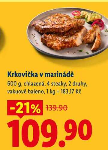 Krkovička v marinádě, 600 g