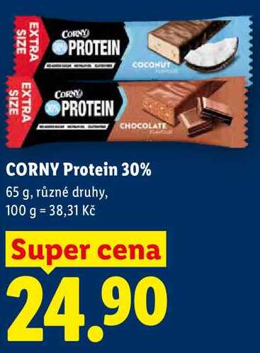CORNY Protein 30%, 65 g