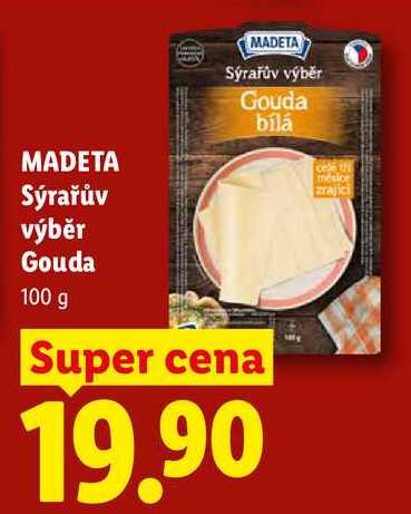 MADETA Sýrařův výběr Gouda, 100 g