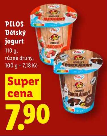 PILOS Dětský jogurt, 110 g
