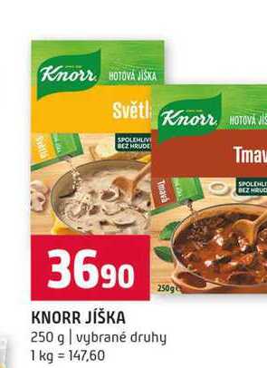 KNORR JIŠKA 250g vybrané druhy
