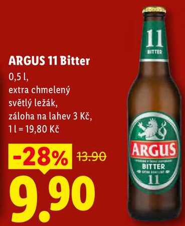 ARGUS 11 Bitter, 0,5 l