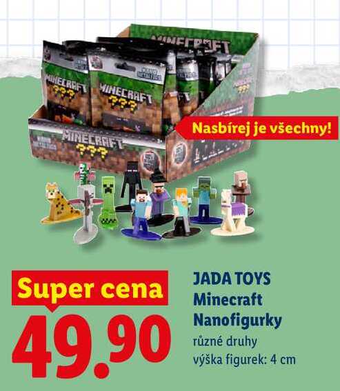 JADA TOYS Minecraft Nanofigurky