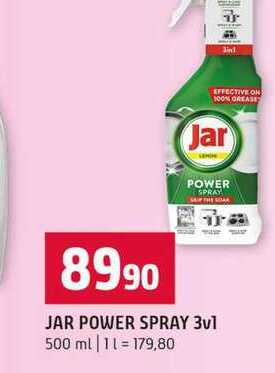 JAR POWER SPRAY 3v1 500 ml