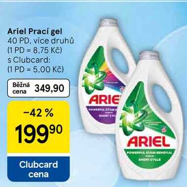 Ariel Prací gel, 40 PD