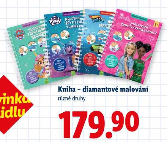 Kniha - diamantové malování